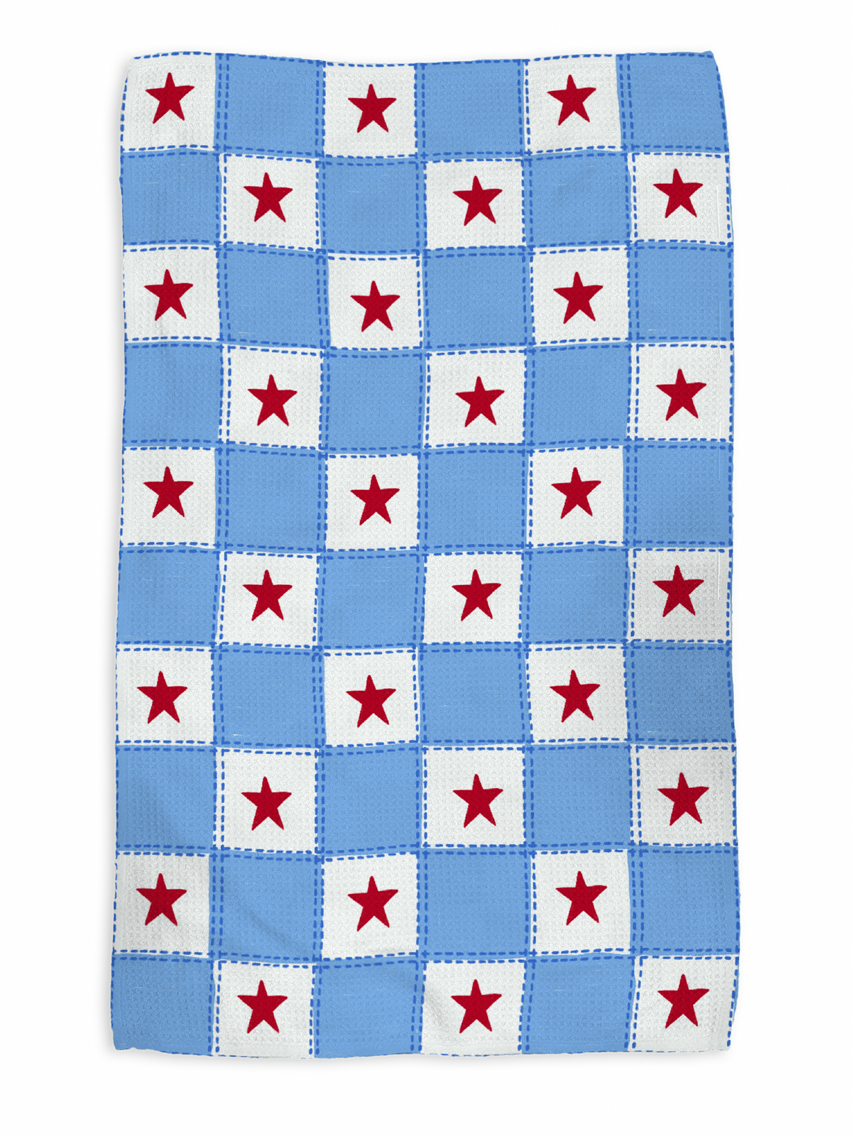 Independence kitchen tea towel, flat lay