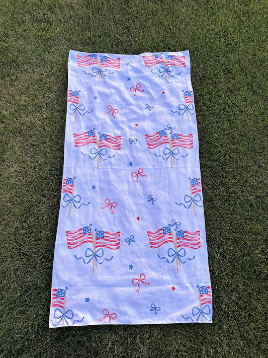 America Pool Towel: Reversible